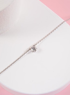 施华洛世奇单钻水晶女款锁骨链