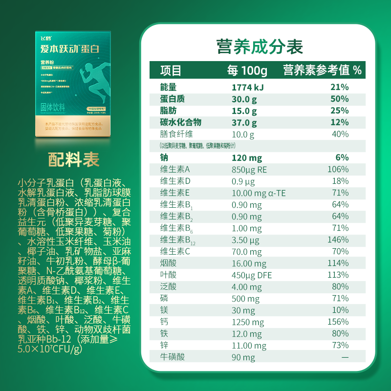飞鹤爱本跃动蛋白营养粉中老年氨糖高钙小分子乳蛋白早餐营养品,淘宝优惠券,粉丝福利购,淘宝优惠卷
