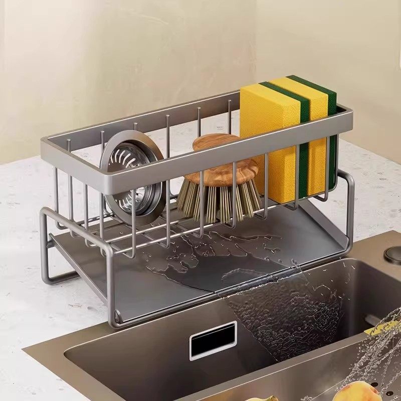 蓝速厨房置物架沥水架抹布收纳水龙头洗碗水槽用品收纳神器晾晒绳,淘宝优惠券,粉丝福利购,淘宝优惠卷