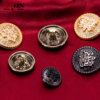 Metal buttons, versatile buckles for high-end suits and woolen coats
