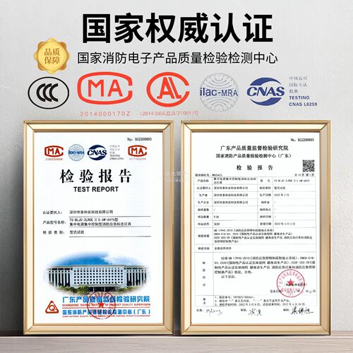 Tanda泰和安集电集控消防应急指示灯 壁挂6486吊装6476疏散标志灯 - 图1