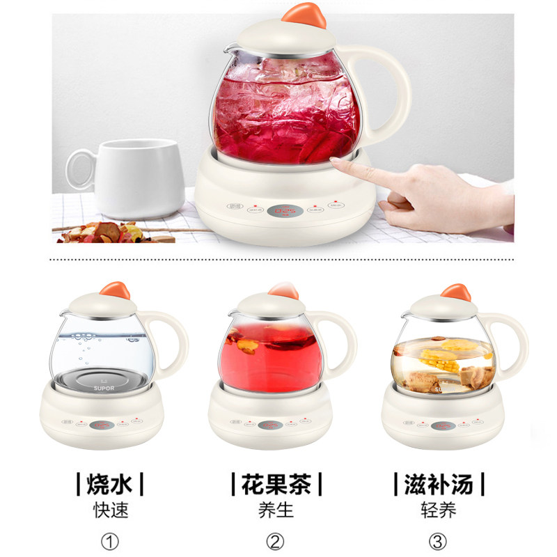 苏泊尔养生杯壶办公室小型煮烧水壶 苏泊尔鹏程养生壶/煎药壶