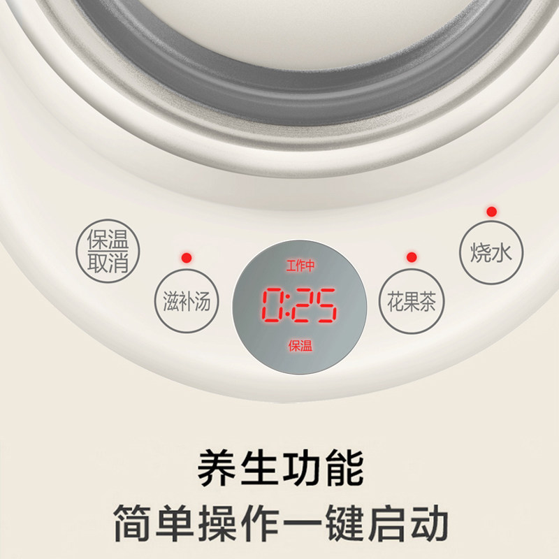 苏泊尔养生杯壶办公室小型煮烧水壶 苏泊尔鹏程养生壶/煎药壶