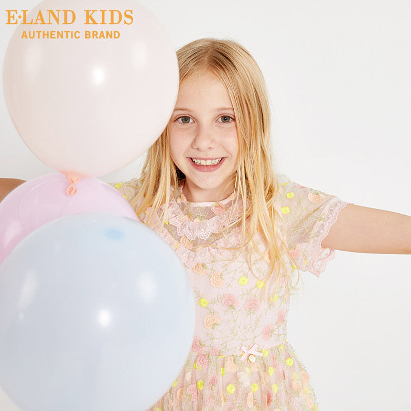 eland kids衣恋童装夏季女童公主裙 elandkids衣恋连衣裙