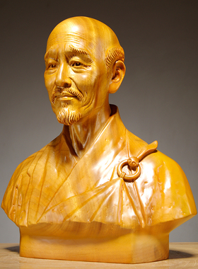 崖柏弘一法师现代中式风工艺品