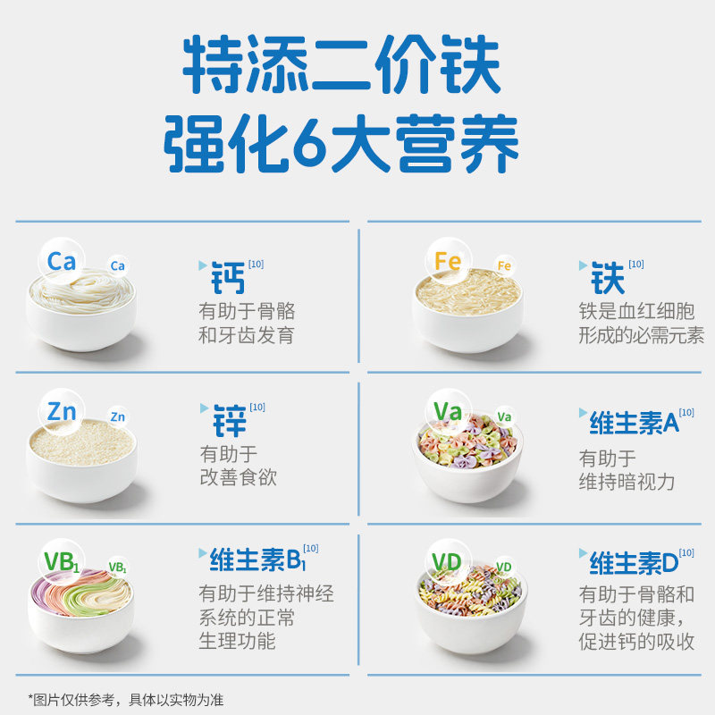 【小鹿蓝蓝_婴儿面条】宝宝6月+幼儿童蝴蝶碎碎面送无添加辅食谱