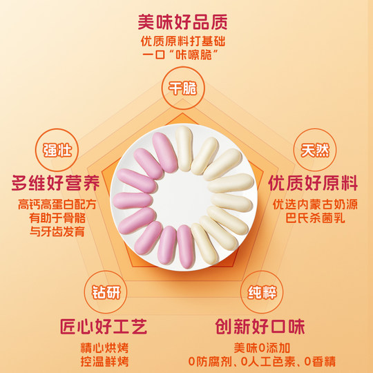 Fawn Blue Hawthorn Fruit Bar Freeze-dried Fruit Slices