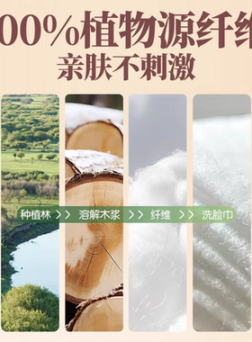 【6包共480片】猫七七阿姨抽式洗脸柔巾（云朵款）家用干湿两用
