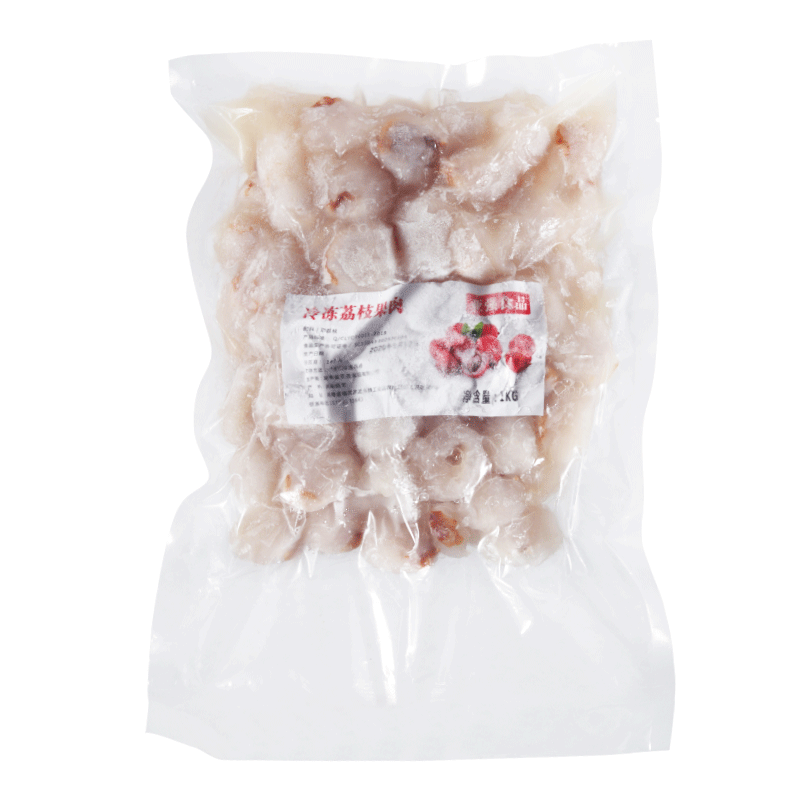 冷冻荔枝果肉1kg新鲜荔枝冷冻颗粒果肉无核速冻荔枝果肉奶茶店_虎窝淘