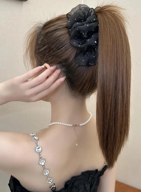 云朵泡泡抓夹女2026新款高级感