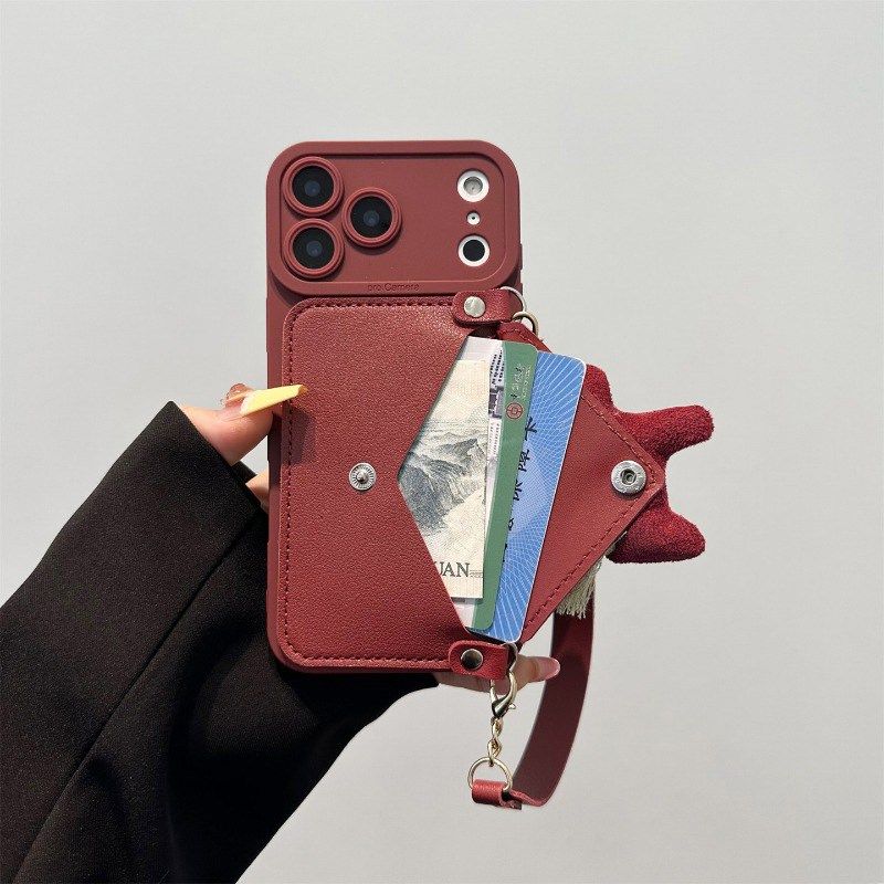 红色小马卡包适用vivoiqooz11turbo手机壳iqooz10turbopro斜挎z9x可背带z8卡通z7i爱酷z6挂绳z5软u3/u1x/iq00,淘宝优惠券,粉丝福利购,淘宝优惠卷