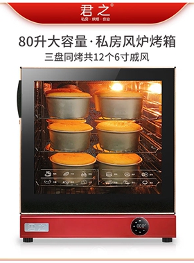 私房商用风炉烤箱家用大容量80升