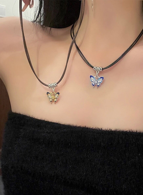 S925银小众百搭锁骨项链女款