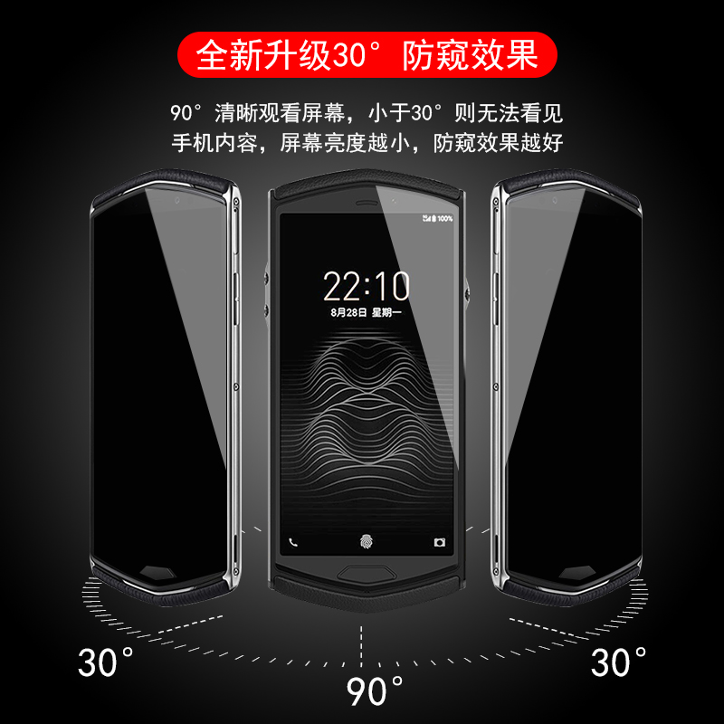 适用于8848M6防窥膜360度隐私膜m5窥视膜四面防窥m4全屏非钢化m3隐私膜软膜全屏偷窥v1上下左右防偷看隐私