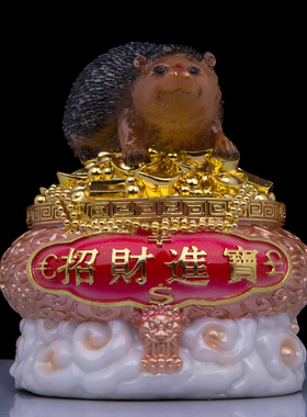 狐黄白柳灰家神像汉白玉家用摆件