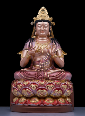 八大菩萨佛像药师坛城药王药上宝檀华弥勒佛像树脂家用供奉摆件