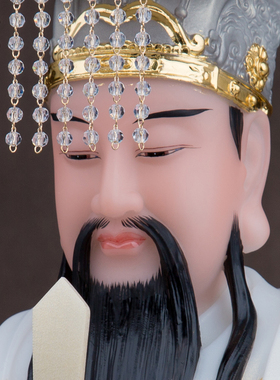 玉帝王母神像汉白玉家用摆件