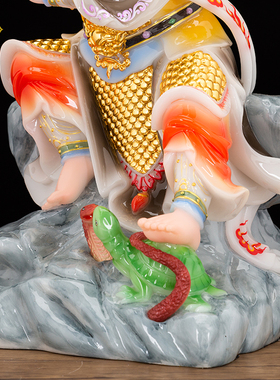 真武大帝神像汉白玉玄天北极