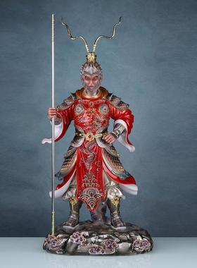 齐天大圣孙悟空神像汉白玉家用供奉斗战胜佛客厅装饰品美猴王摆件