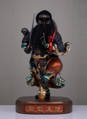 法主公神像树脂张公天都天圣君爷张圣法主真君神像客厅桌面摆件