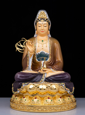 全堂佛铜像释迦牟尼佛祖佛像观音菩萨地藏王弥勒佛娑婆供奉摆件