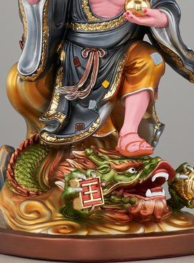 站龙济公佛像树脂金缕彩济公活佛道济和尚李修缘家用供奉摆件新品