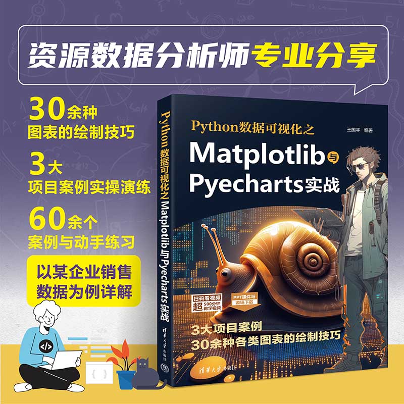 Python数据可视化之Matplotlib与Pyecharts实战 - 图1