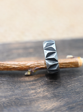 朋克个性欧美风潮流钛钢戒指饰品