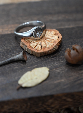 轻奢简约欧美风潮流钛钢戒指饰品