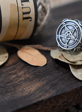 朋克个性欧美风潮流钛钢戒指饰品