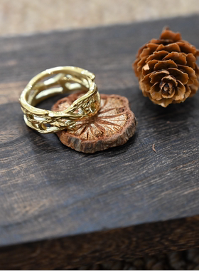 轻奢简约欧美风潮流钛钢戒指饰品