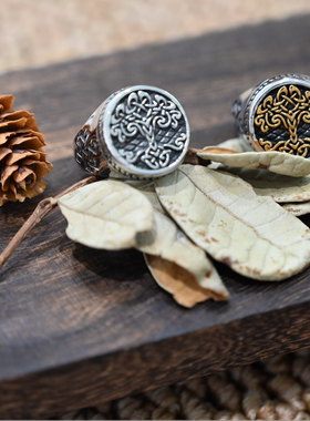 朋克个性欧美风潮流钛钢戒指饰品