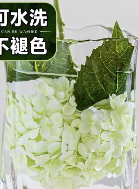 保湿手感仿真花蓝色绣球花朵新款客厅餐桌装饰假花超逼真拍照道具