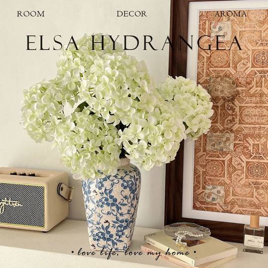 高级感3D绣球花仿真花餐桌客厅摆件花婚庆假花装饰插花绢花干花