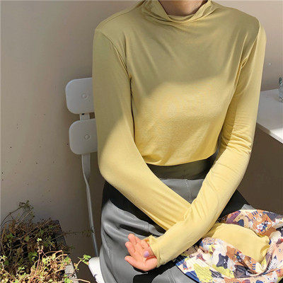 很好穿秋冬主推16色软糯修身外穿半高领打底衫女长袖T恤超弹,淘宝优惠券,粉丝福利购,淘宝优惠卷