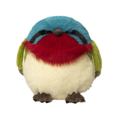 中国国家地理博物文创大圆宝系列叉尾太阳鸟毛绒玩具科普玩偶公仔 - 图3