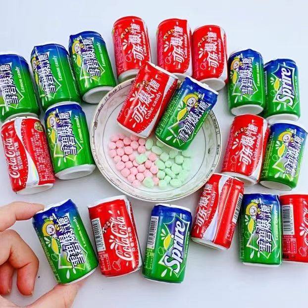 汽水糖泡腾片可乐雪碧味片糖网红休闲办公小吃爆汽水味糖小零食,淘宝优惠券,粉丝福利购,淘宝优惠卷