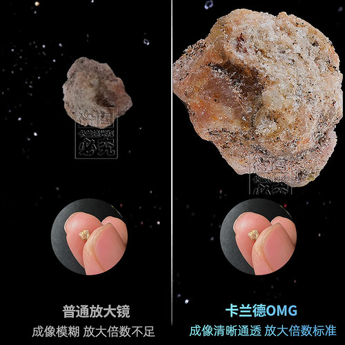 卡兰德手持OMG10/20X放大镜带灯30倍连手机10倍扩大镜瓷器翡翠珠宝玉奢侈品包手表鉴定真假白黄紫灯便携充电 - 图2