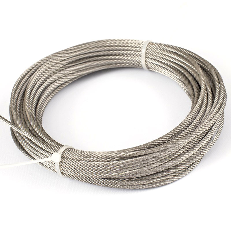 304不锈钢丝绳1mm1.5mm2mm细软钢丝绳晾衣绳晒衣绳衣架钢丝3-4-5 - 图1