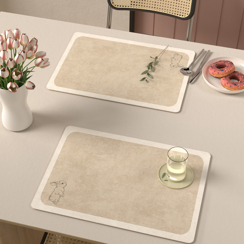 日式素雅皮革餐盘垫杯垫桌垫方形防水防油免洗餐垫碗垫隔热西餐垫,淘宝优惠券,粉丝福利购,淘宝优惠卷