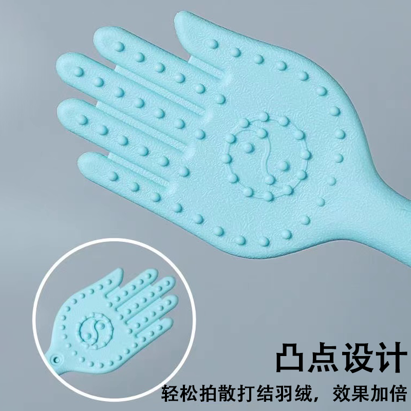 羽绒服蓬松拍打神器干瘪恢复敲晒被子的拍子工具枕头棉服棉花家用 - 图1