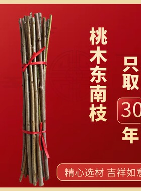 桃木东南枝泰山桃都平安野生老木