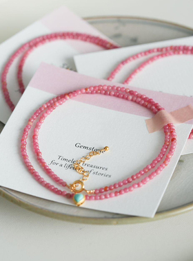 红纹石锁骨链女色好显白薄利多销