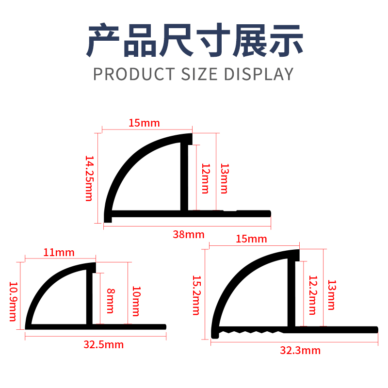 瓷砖阳角收边条铝合金木地板收口线封边压边条金属不锈钢装饰线条 - 图1