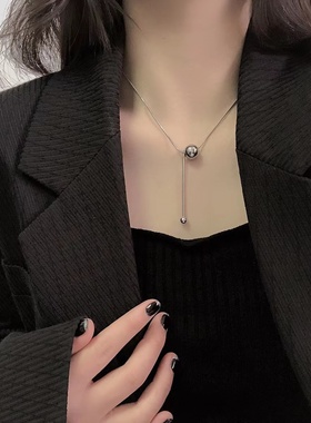 钛钢气质简约百搭锁骨链