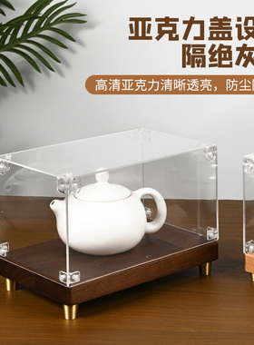 文玩古董观音佛像透明防尘展示盒