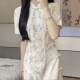 ຮູບແບບໃໝ່ຂອງຈີນ cheongsam ສະບັບປັບປຸງ shawl dress