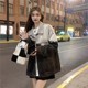渐变色牛仔外套女秋季2025新款韩版宽松美式复古港味长袖夹克上衣