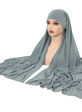 马来西亚绑带包头巾简便可调节围巾帽民族帽scarf ladyturban