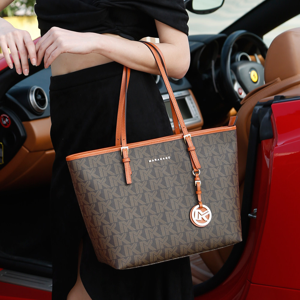 mk旗舰店2020新款潮气质百搭单肩包 marakaro女士包袋